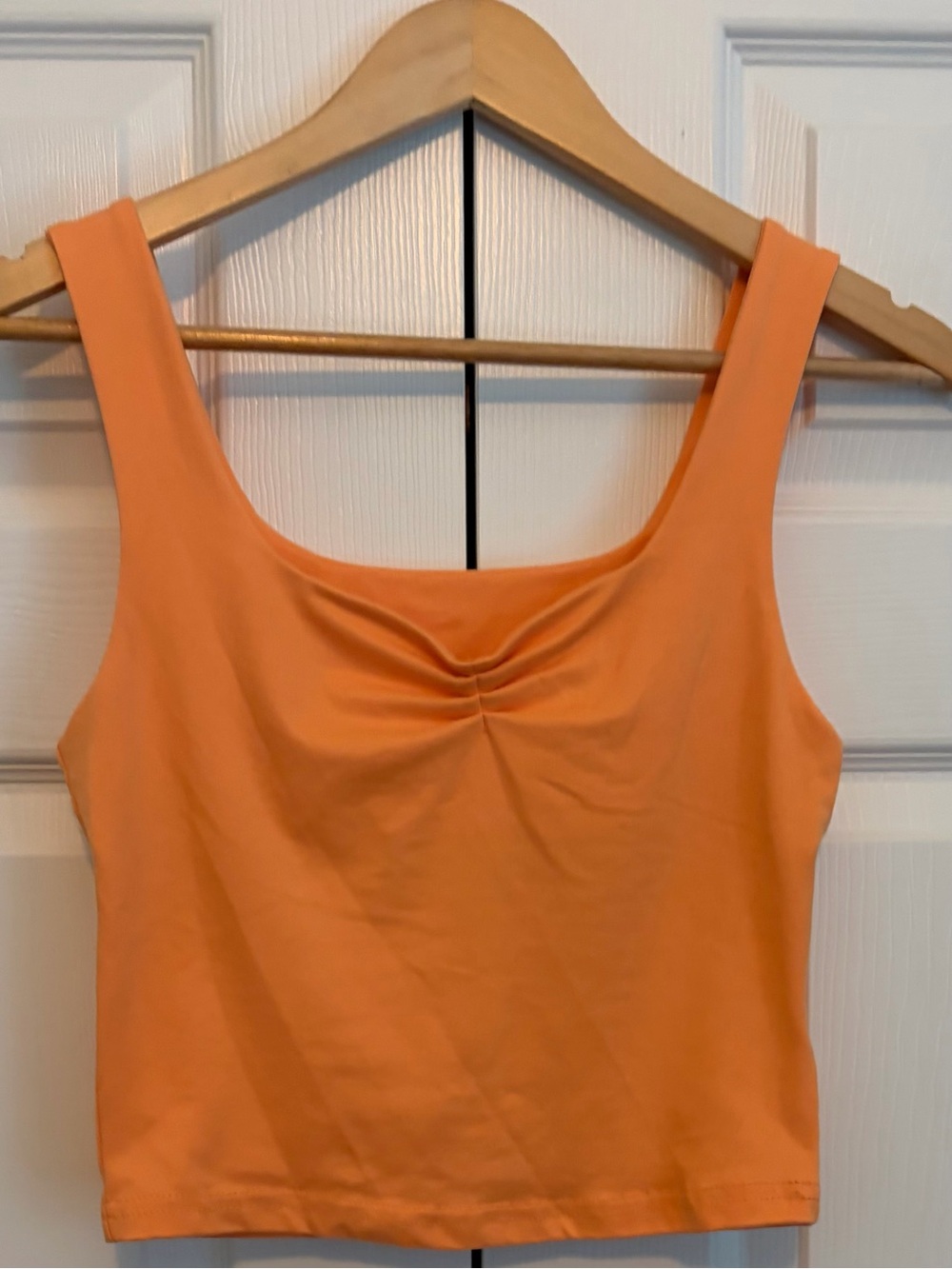 SHEIN Scoop Ruched Tank Top